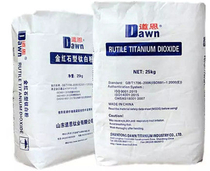 Dawn Titanium R-2195 Rutile TiO2 với Chứng chỉ kiểm tra an toàn của CPSIA, không phát hiện hàm lượng chì và không phát hiện các phthalate hạn chế