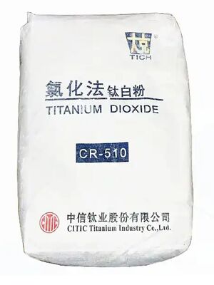 CR-510 Tiến trình Rutile Chloride Titanium Dioxide với độ bền nhuộm cao và màu xanh lam cho lớp phủ và nhựa