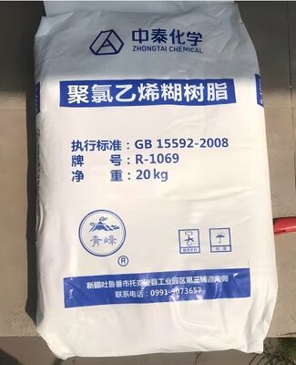 Zhongtai R1069 PVC Paste Resin K-Value 78 với độ nhớt Plastisol thấp và VCM dư lượng cực thấp cho các ứng dụng cao cấp