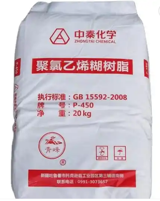 Zhongtai P-450 Sản phẩm PVC đệm nhựa có giá trị K trung bình với độ nhớt thấp và VCM dư lượng thấp cho các sản phẩm PVC mềm