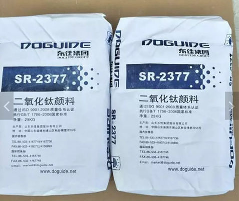 Quy trình Tio2 Sulphate Titanium Dioxide SR-2377 cho mực in offset Cas 13463-67-7
