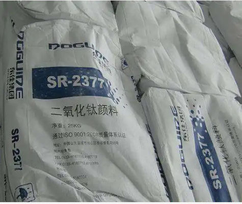 Rutile Titanium Dioxide Tio2 SR-2377 Bột màu trắng trong giấy nhựa sơn
