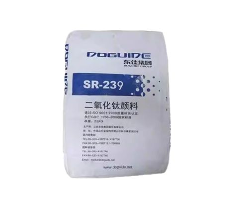 Rutile Tio2 Sulphate Process Titanium Dioxide SR-239 với khả năng ẩn cao