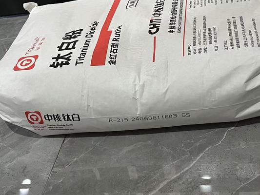 R-219 lớp Rutile Titanium Dioxide với độ tinh khiết 94% cho độ mờ cao trong hồ sơ và đường ống PVC