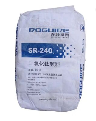 Masterbatch Sử dụng SR-240 Tiô2 Titanium Dioxide Rutile có độ trắng cao với độ phân tán tốt và mật độ khối lượng cao