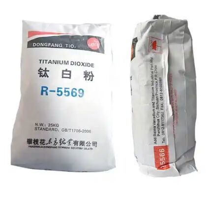 R-5569 Tiêu thiêu cao Rutile Tio2 Sulphate Titanium Dioxide cho mực với hấp thụ dầu thấp