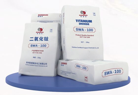 Anatase Titanium Dioxide với màu trắng tốt Độ bền màu cao và kích thước hạt mịn cho lớp phủ và nhựa
