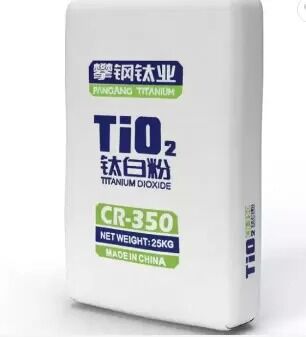 Titanium Dioxide Rutile Panzhihua CR-350 Quy trình Clo với Độ bóng cao, Khả năng chống chịu thời tiết và Khả năng phân tán tuyệt vời
