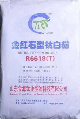 Zirconium-Aluminium phủ Titanium Dioxide R6618 Rutile Universal Grade với độ trắng cao và khả năng phân tán tuyệt vời