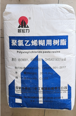 Nhựa PVC dạng bột Chenhongli C-125, chỉ số K 74, trắng siêu cao và độ nhớt trung bình có thể kiểm soát cho các ứng dụng cao cấp
