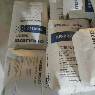 DOGUIDE SR-2377 Rutile Titanium Dioxide với lớp phủ vô cơ Zr-Al cho độ trắng cao và khả năng phân tán nước tuyệt vời