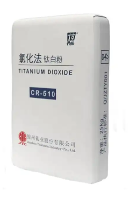 CR-510 Rutile Titanium Dioxide với lớp phủ vô cơ Zr-Al cho độ trắng cao và khả năng chống chịu thời tiết tuyệt vời