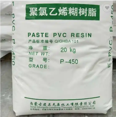 Junzheng P-450 nhựa bột PVC có hàm lượng dễ bay hơi thấp, ít hạt tạp chất và mức độ đa hóa trung bình