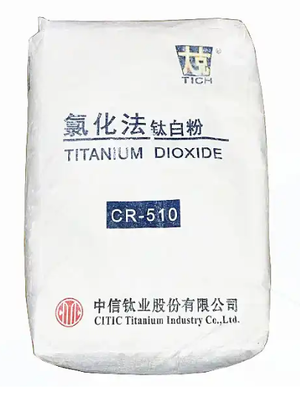 Quá trình Chloride Rutile Titanium Dioxide CR-510 với hàm lượng TiO2 94,5% cho lớp phủ điện giải quang ô tô màu trắng cao