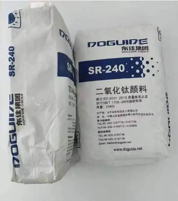 SR-240 Rutile Titanium Dioxide với hàm lượng TiO2 ≥96,0%, hàm lượng Rutile ≥97,0% và năng lượng giảm màu ≥185%