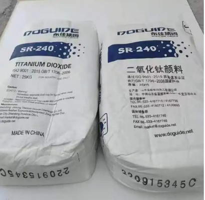Doguide SR-240 Rutile Titanium Dioxide với xử lý bề mặt hữu cơ Khả năng giảm màu cao và mật độ khối lượng cao
