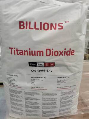 LB Group BILLIONS TM BLR-698 Rutile Titanium Dioxide với lớp phủ kép Zr-Al, hạt siêu mịn và hấp thụ dầu thấp để phân tán tốt hơn