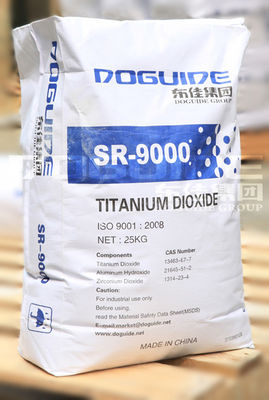 DOGUIDE GROUP SR-9000 Titanium Dioxide Rutile với lớp phủ Zirconium & Nhôm cho Độ trắng cao và Khả năng phân tán nước tuyệt vời