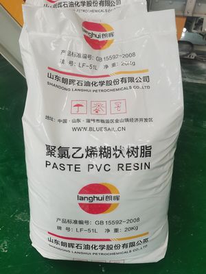 Langhui LF-51L nhựa bột PVC độ nhớt thấp với tỷ lệ sàng lọc cao và ổn định nhiệt tuyệt vời