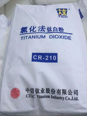 Quy trình Rutile Clorua Tio2 Bột màu trắng CR-210 Cas No 13463-67-7