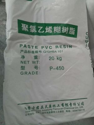 Junzheng P-450 Nhũ tương Polyvinyl clorua nhựa Cas 9002-86-2