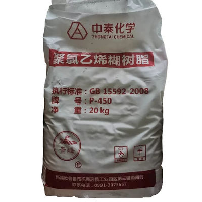 Zhongtai P450 PVC Resin Paste Grade Nguyên liệu thô Sản phẩm tạo bọt