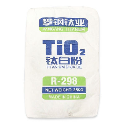 Nhóm Pangang R-298 Rutile Titanium Dioxide với hàm lượng TiO2 95,1% Sự phân tán tuyệt vời và hàm lượng dễ bay hơi thấp