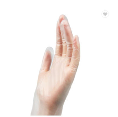 Găng tay nhựa PVC y tế rõ ràng Màu xanh da trời Vinyl Găng tay dùng một lần S M L Xl