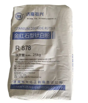 Bluestar Jinan Yuxing R878 Rutile Titanium Dioxide với độ bền nhuộm cao Sự phân tán tuyệt vời và bóng tốt cho nhựa và cao su